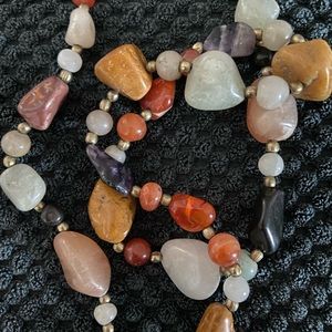 Vintage Natural Stone Necklace